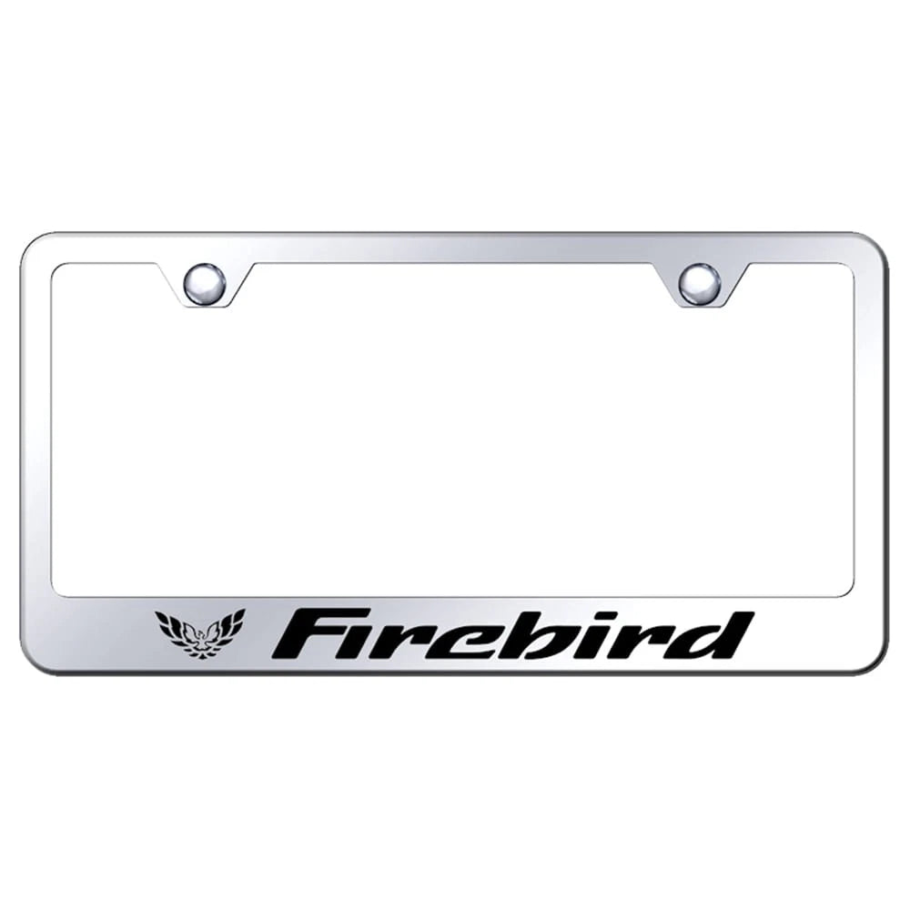 Stainless Steel License Plate Frame - Officially Licensed for Pontiac Firebird