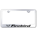 Stainless Steel License Plate Frame - Officially Licensed for Pontiac Firebird