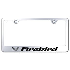 Stainless Steel License Plate Frame - Officially Licensed for Pontiac Firebird