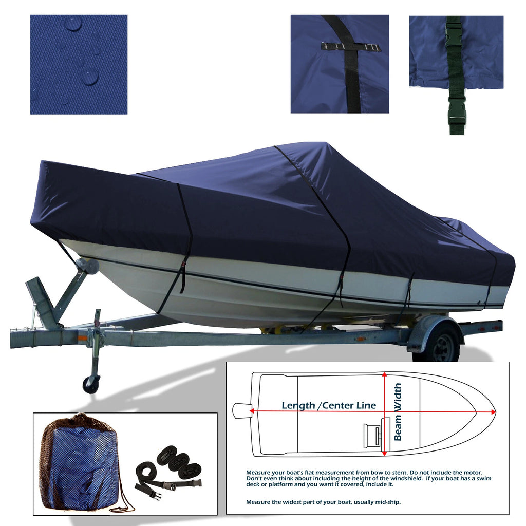 Boat Storage Cover for Maxum 2300 SC (Heavy Duty, Navy)