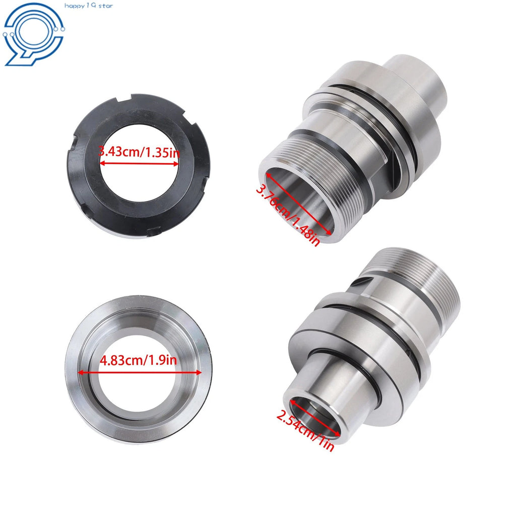 HSK63F ER40 Tool Holder for Ultra High Speed Applications (30000 RPM)