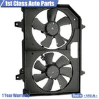 Dual Radiator Cooling Fan with Shroud Assembly for Nissan X-Trail (2004–2013)