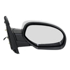 Power Mirror for Chevy Silverado 1500 (2007–2013) Right Heated Manual Folding Chrome