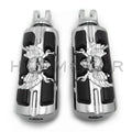 Footpegs for Harley Breakout FXBR / Breakout 114 (2018–2019) - Pirate Skull