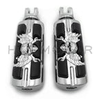 Footpegs for Harley Breakout FXBR / Breakout 114 (2018–2019) - Pirate Skull