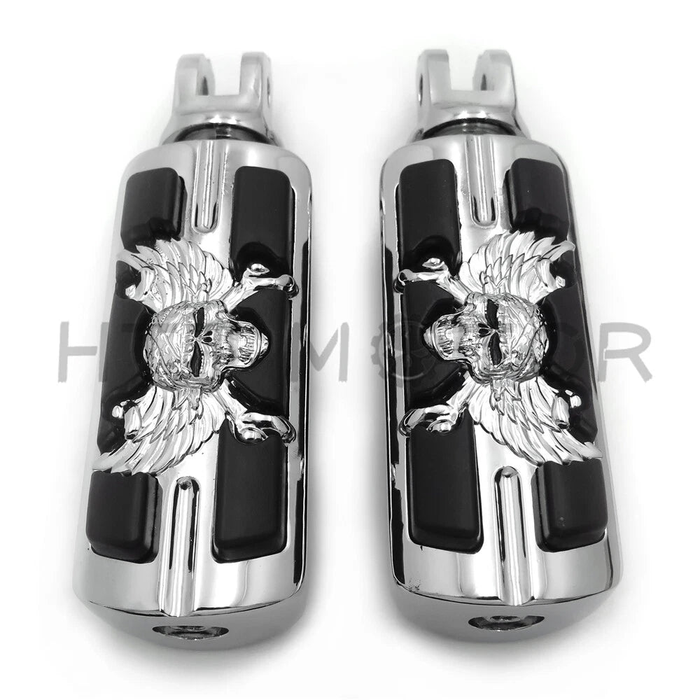 Footpegs for Harley Breakout FXBR / Breakout 114 (2018–2019) - Pirate Skull