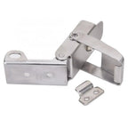 Sliding Door Latch Clip Lockable Stainless Steel with 2 Keys for