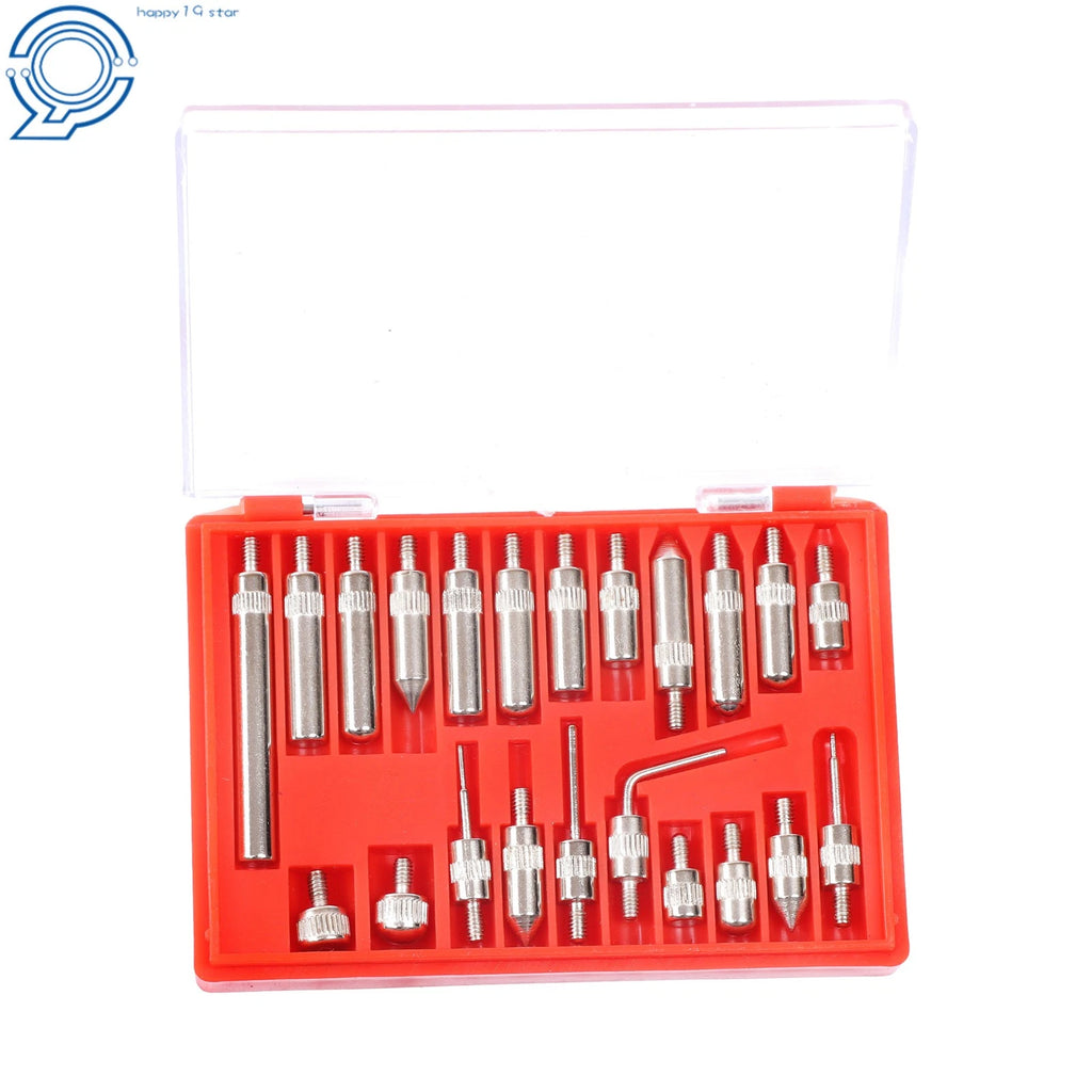 Dial Test Indicator & 22 Tips with Magnetic Base Set for Machinists