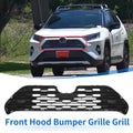 Front Hood Bumper Grille for Toyota RAV4 (2019–2022) No.531120R120 Black