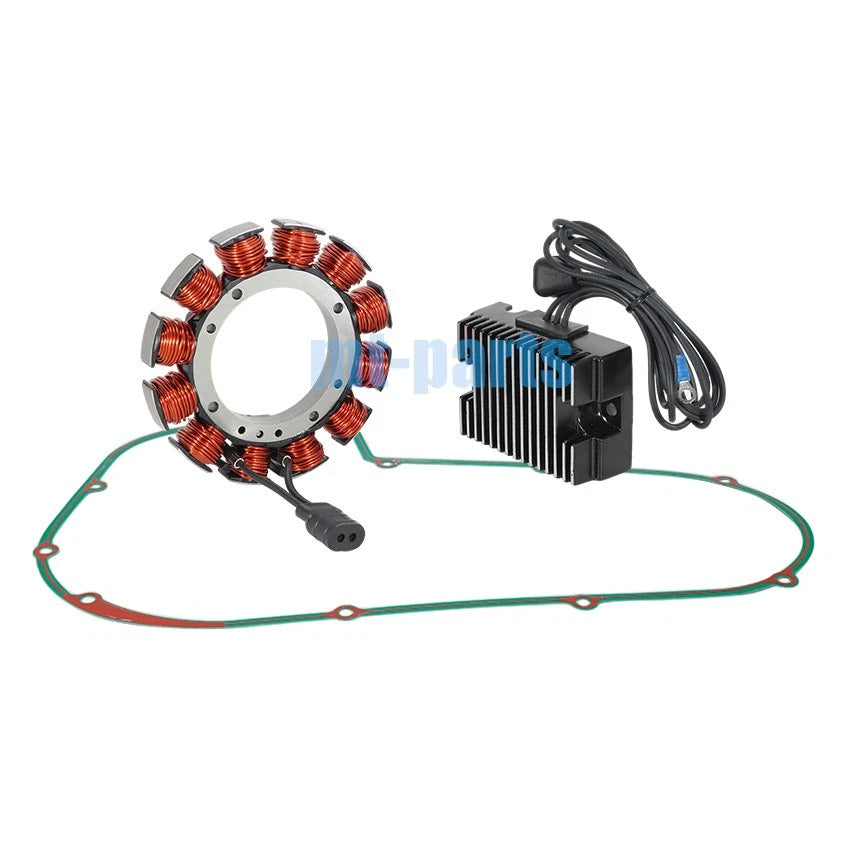 Stator Coil, Regulator Rectifier, Gasket for Harley-Davidson FXR Custom (1985–1987)