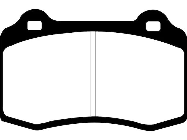 Set of 4 Rear Brake Pads for Jaguar XK8 (2003–2006) PW321NR