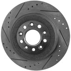 Rear Brake Disc Rotors and Pads Kit for Lincoln MKT (2013–2019)