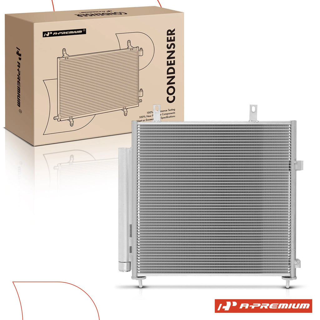 A/C Condenser with Receiver Drier for Mitsubishi Mirage (2017–2022)
