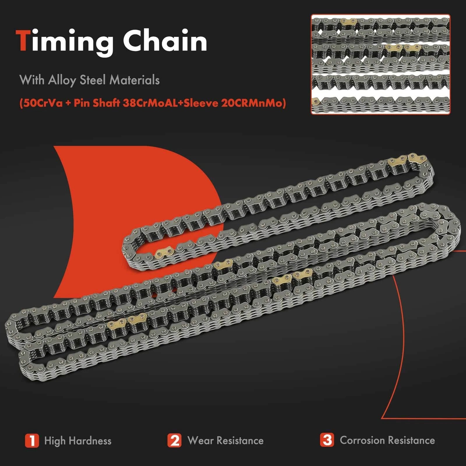 Timing Chain Kit for Honda Accord CR-V (2008-2014) 2.4L
