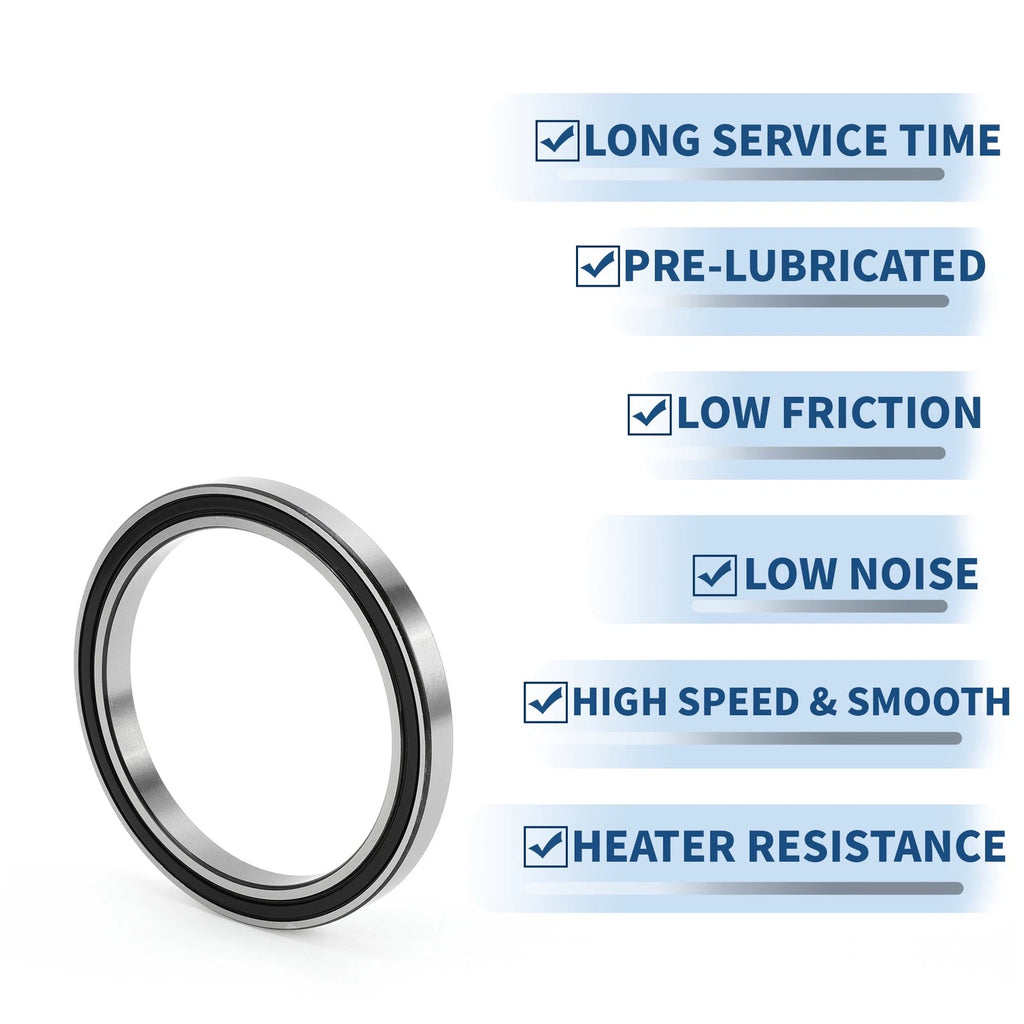 6816VV Deep Groove Ball Bearing for Scooter Skateboard (80x100x10mm)