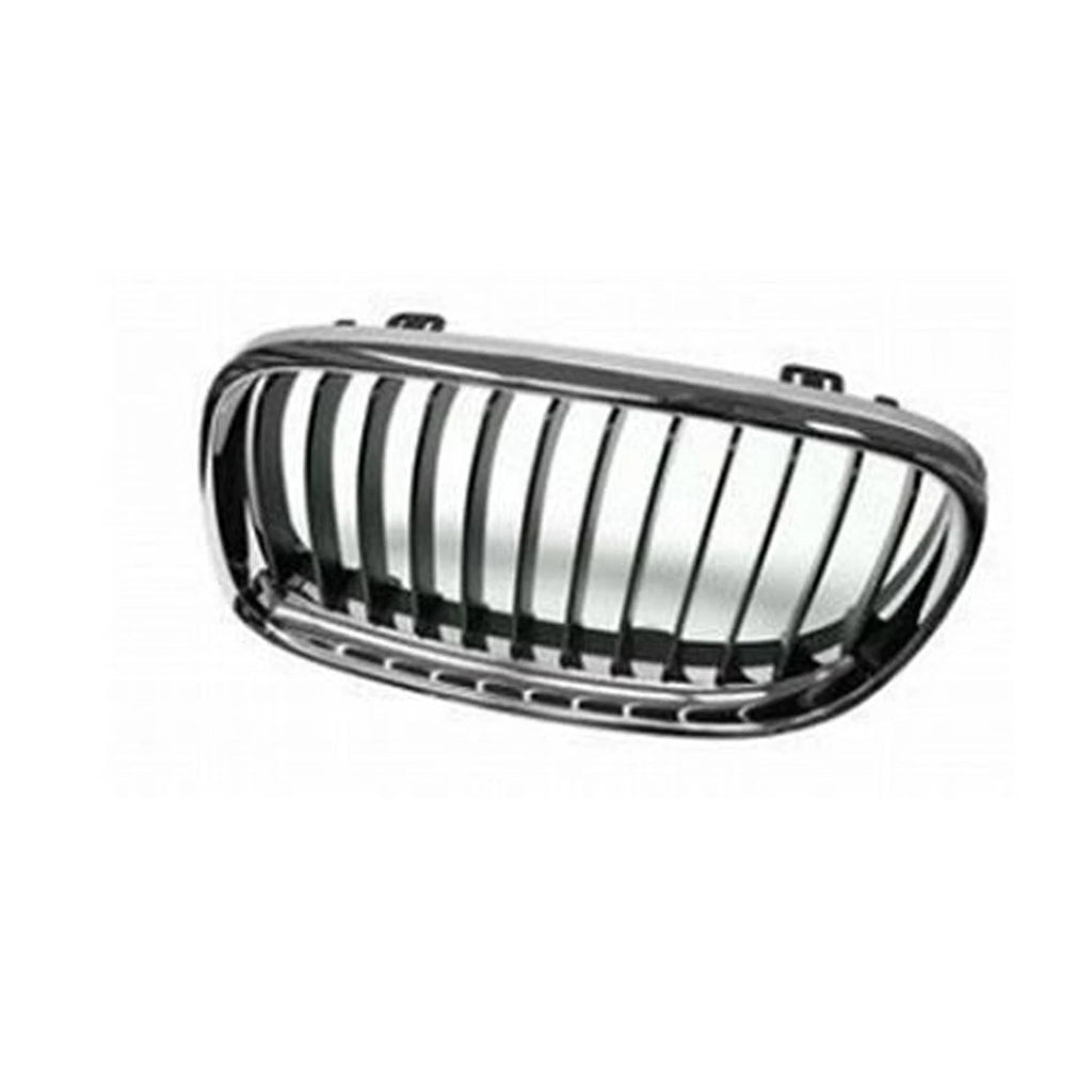 Replacement Black Chrome Plastic Driver Side Grille (See compatibility Chart)