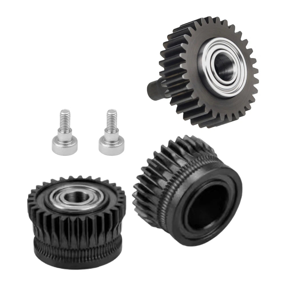Stepper Motor for Extruder Gear (Hardened Metal, V-shaped Groove)