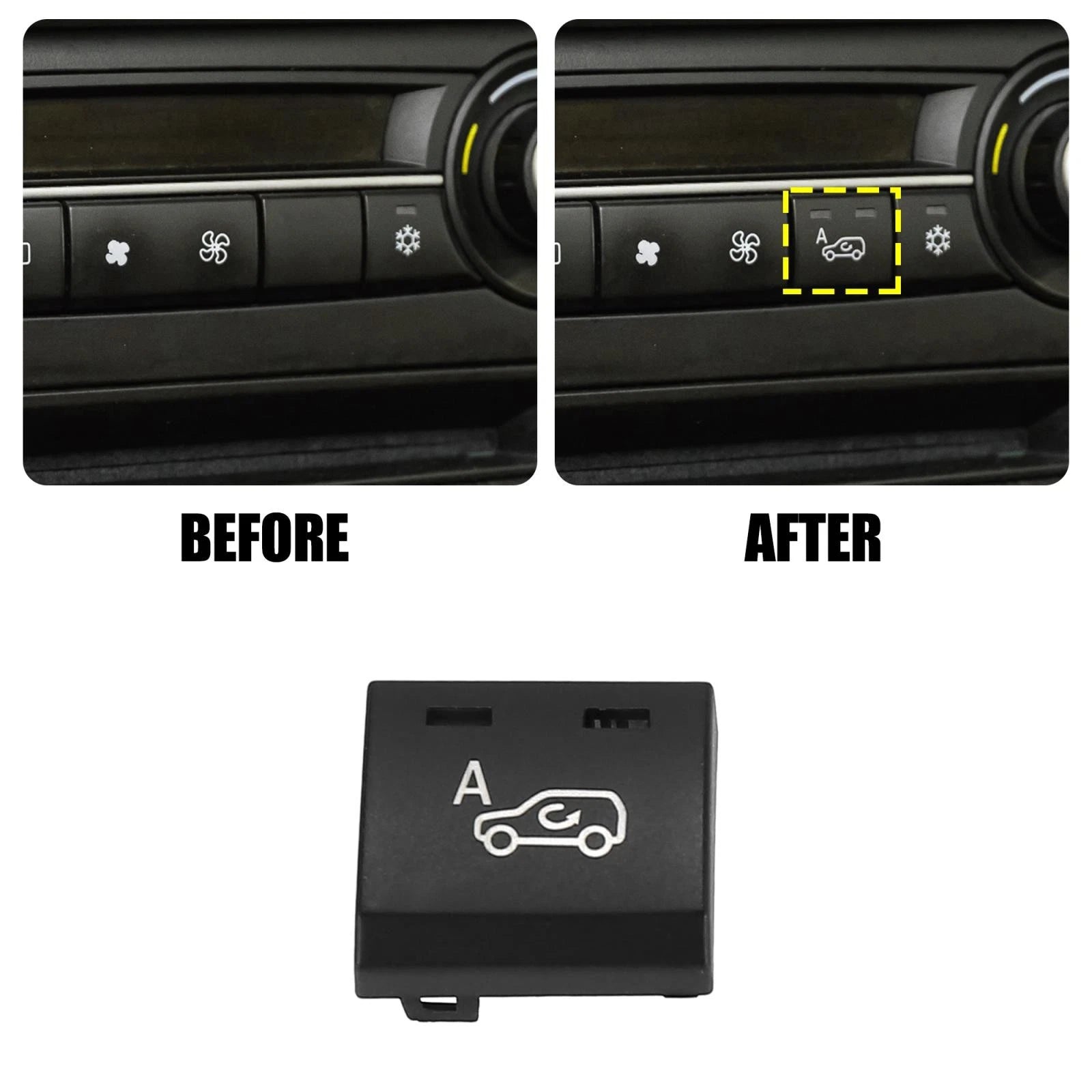 Air Recirculation Button for BMW X5 X6 (2007–2013)
