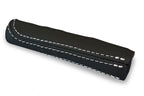 Leather E Brake Boot Cover for BMW E30 (1984–1991) Black White Stitch