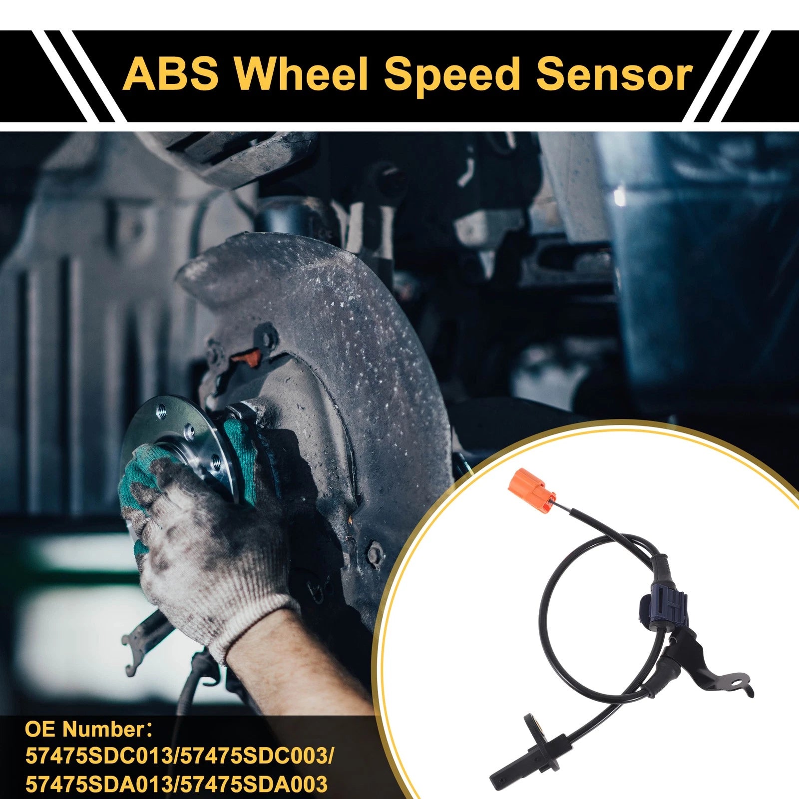 ABS Wheel Speed Sensor No. 57475SDC013 for Honda Accord (2018–2023)