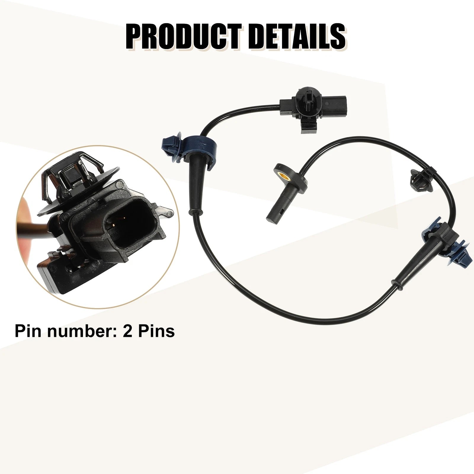 1pc ABS Wheel Speed Sensor for Honda Civic IX (2002–2012) 57475TV0E01