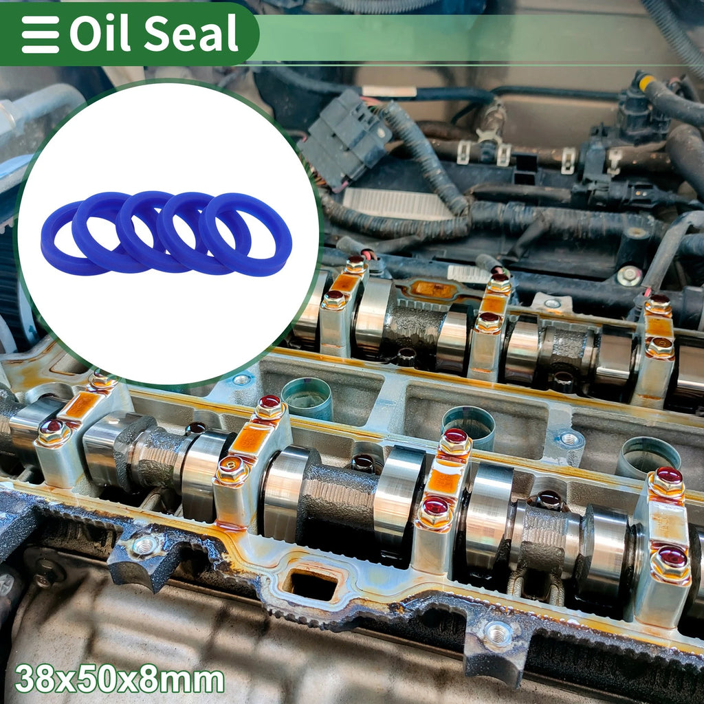 Set of 5 Oil Seal Rotary Shaft Seal 38x50x8mm for Various Models