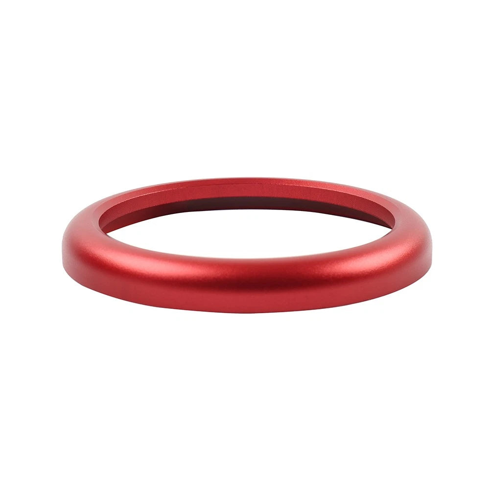 Stopwatch Compass Clock Cover Ring for Porsche 911 718 Boxster Cayenne Macan (2016–2023) Red