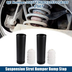 Set of 2 Suspension Strut Bumpers with Dust Sleeves for BMW 318i (1992–1998)