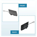 Car Rear Bumper Tow Hook Cover for Mercedes-Benz E200 (2014-2016) Black