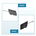 Car Rear Bumper Tow Hook Cover for Mercedes-Benz E200 (2014-2016) Black