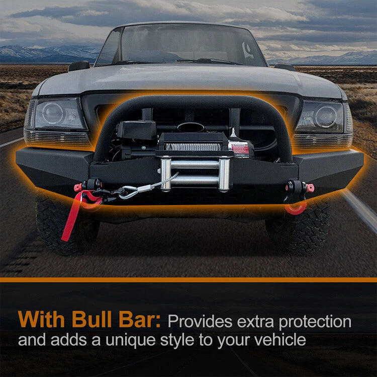 Winch Bumper with Bull Bar for Ford Ranger (1998–2011)