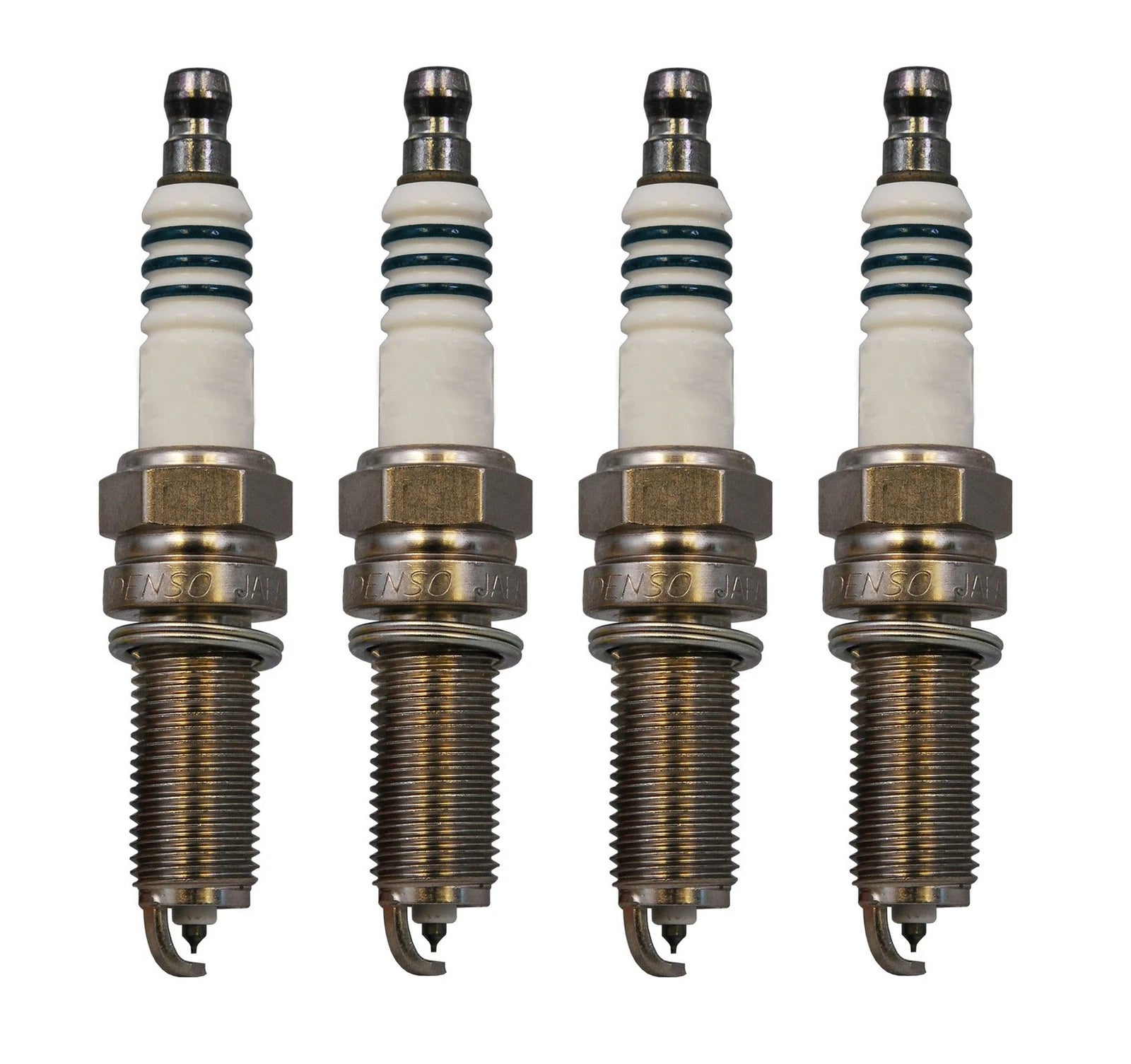 Set of 4 Denso Iridium Power Spark Plugs Gap 0.035 for Acura Honda Hyundai Kia (L4)