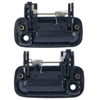 4x Front & Rear Left + Right Outer Door Handle Black for Toyota Hilux (1997–2005)