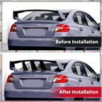 3X Trunk Spoiler Wing Stabilizer Support for Subaru WRX STI (2015–2019)
