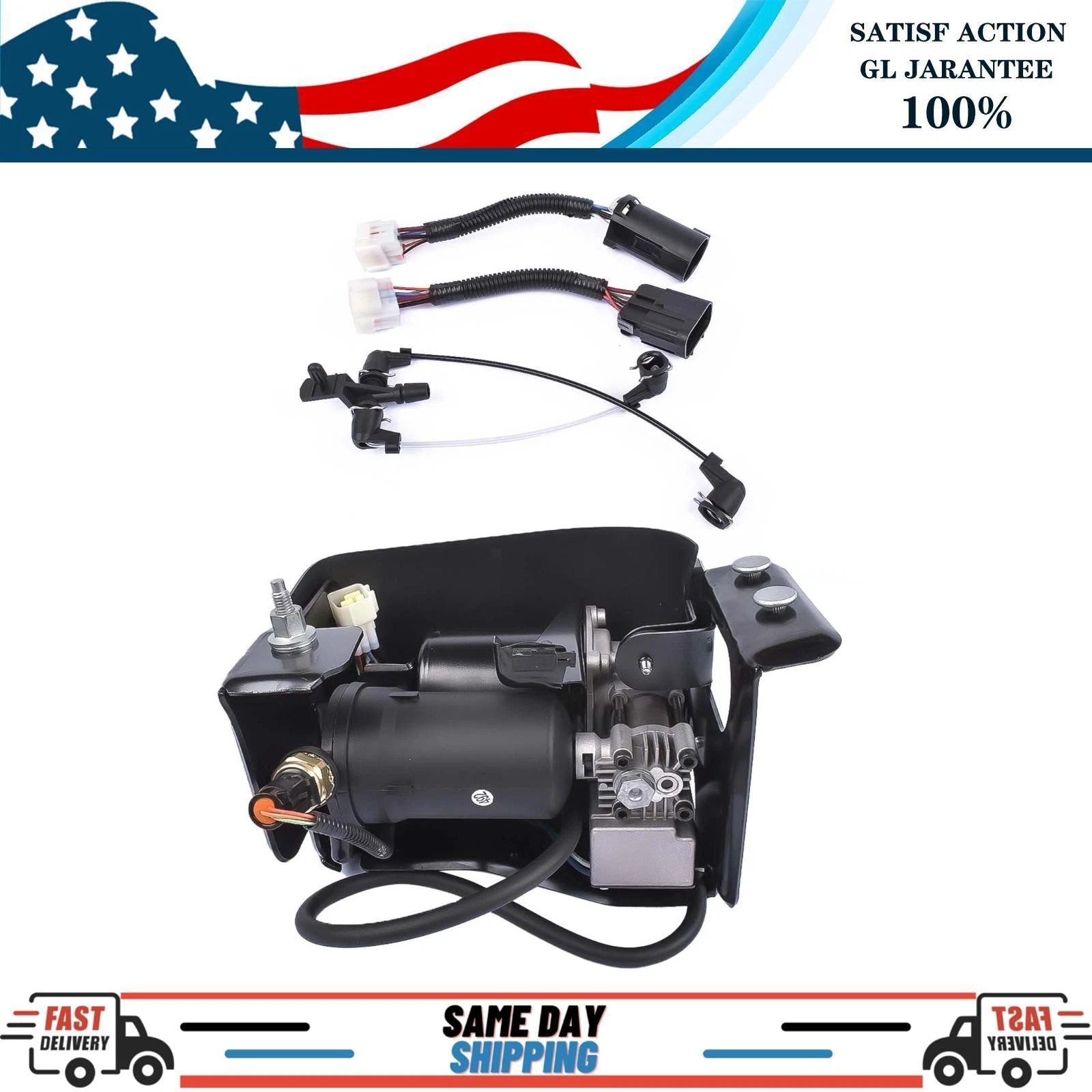 Air Suspension Compressor Pump for Chevy Avalanche Suburban 1500 (2001–2013)