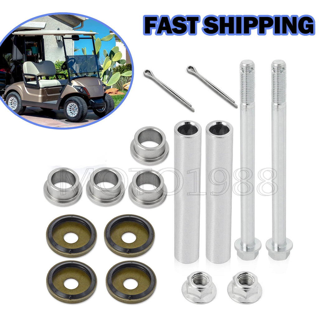 King Pin Bolts & Bushing Spindle Repair Kit for Yamaha Golf Cart G22 G29 (2003–2016)