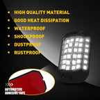 4X Pure White LED Rock Lights for Universal Use (Waterproof)