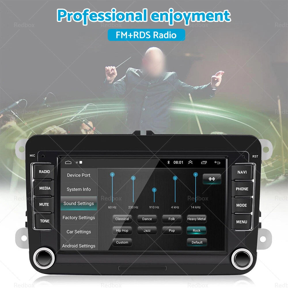 32GB Android 11 Car GPS Stereo Radio for VW Golf (2010–2023)