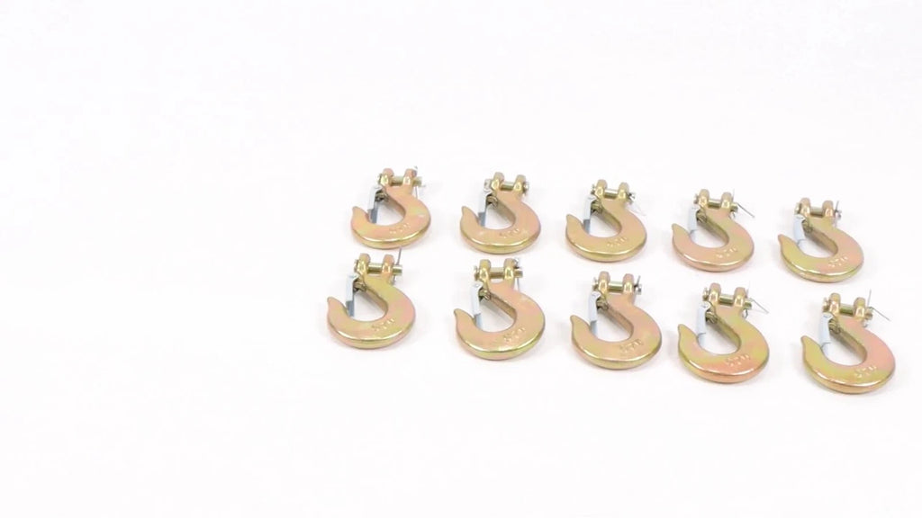 Set of 10 Clevis Slip Hooks for Heavy-Duty Applications (G70)