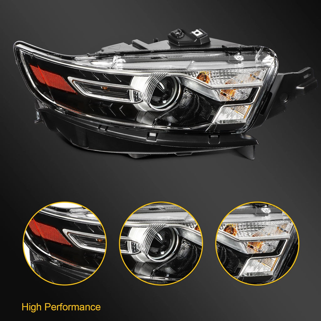 Passenger Side Headlight Assembly for Ford Taurus (2016–2019) Projector