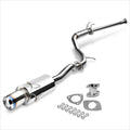 4" Burnt Tip Muffler for Honda Civic EX/LX/DX (2006–2011) - Stainless Catback Exhaust