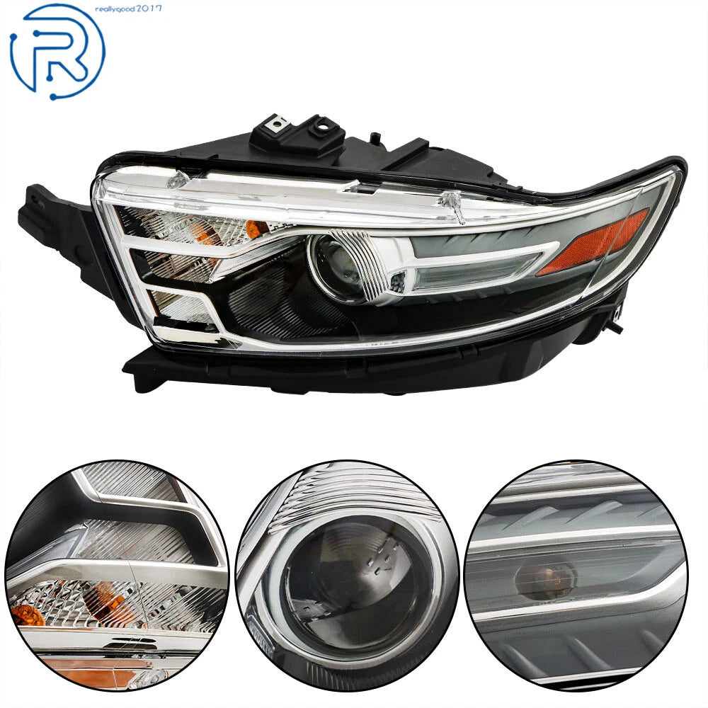 Halogen Left Side Headlight Assembly for Ford Taurus (2013-2014)