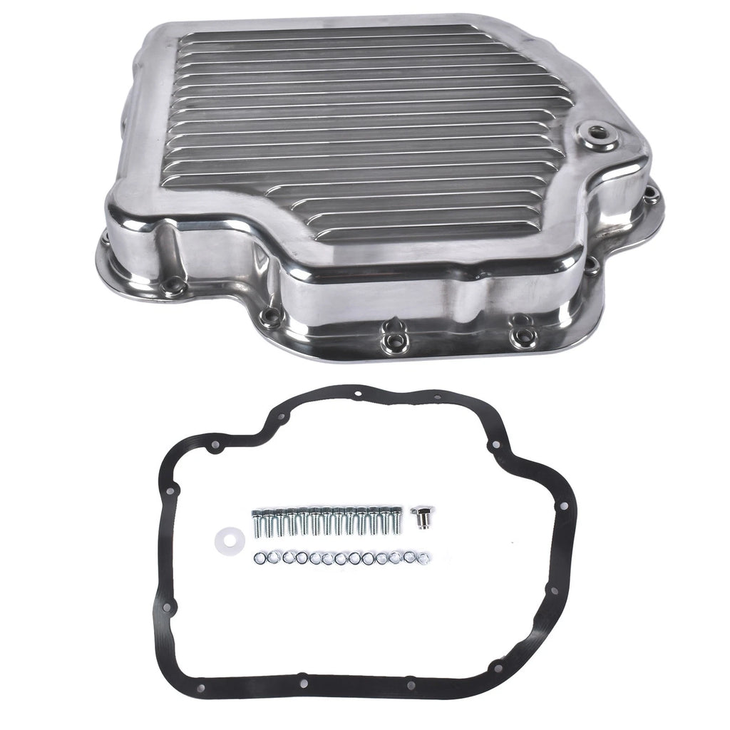 Finned Polished Transmission Oil Pan for GM Chevy TH400 (1965–1986)