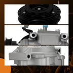 A/C Compressor with 4-Groove Pulley for Toyota Tundra (2000–2004)