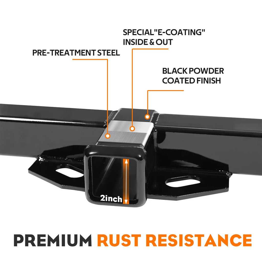 Class 3 Trailer Hitch 2" Receiver for Chevy Express/GMC Savana 1500 2500 (1996–2025)