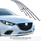 Stainless Chrome Billet Grille Insert for Mazda 3 (2014-2016)