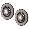 Set of 2 Performance Disc Brake Rotors for Audi (400mm, Code 1LK, 1ZT, 1LR)