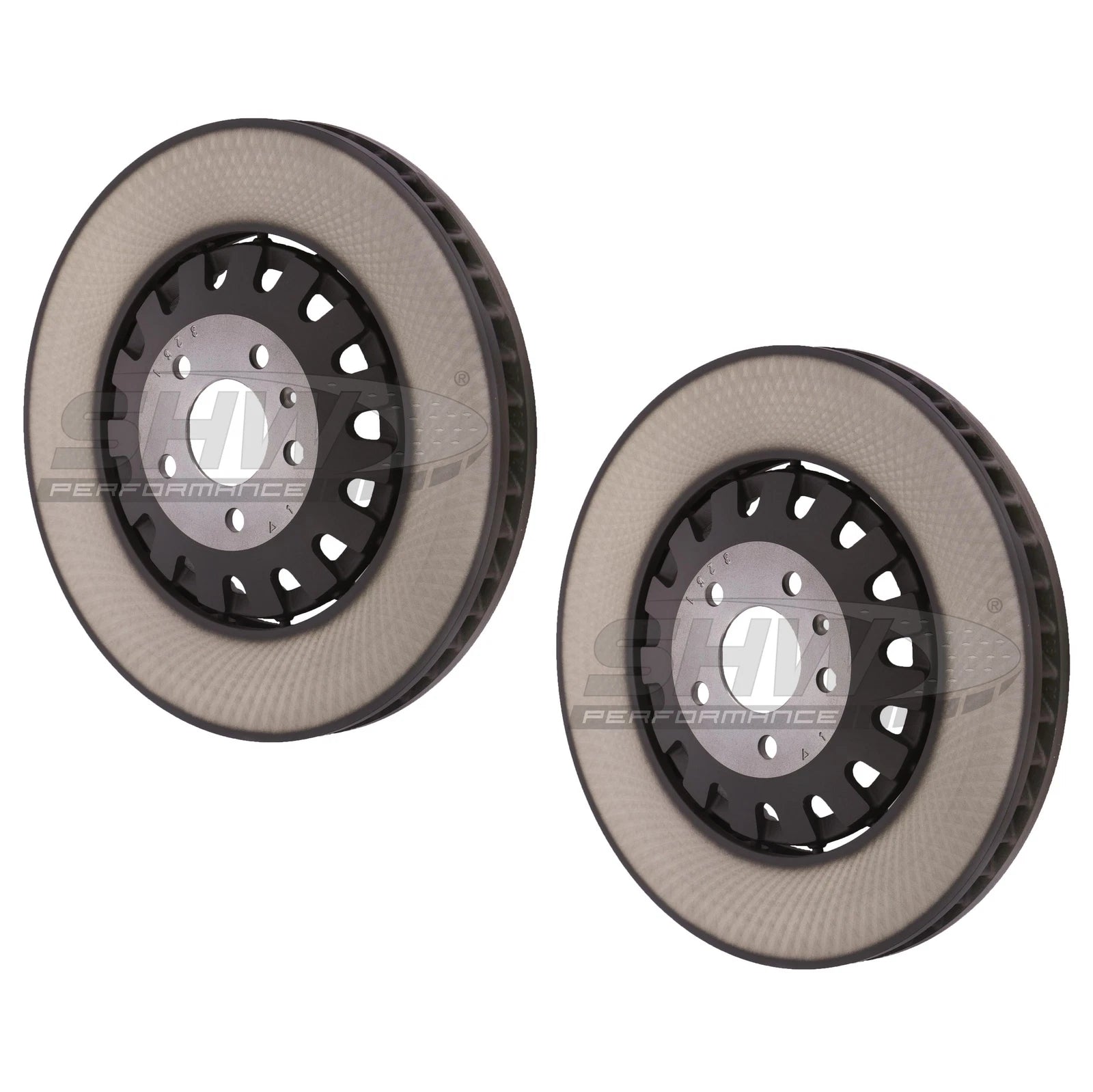Set of 2 Performance Disc Brake Rotors for Audi (400mm, Code 1LK, 1ZT, 1LR)