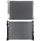 Aluminum Radiator & AC Condenser Assembly for Honda Civic (2016–2019)