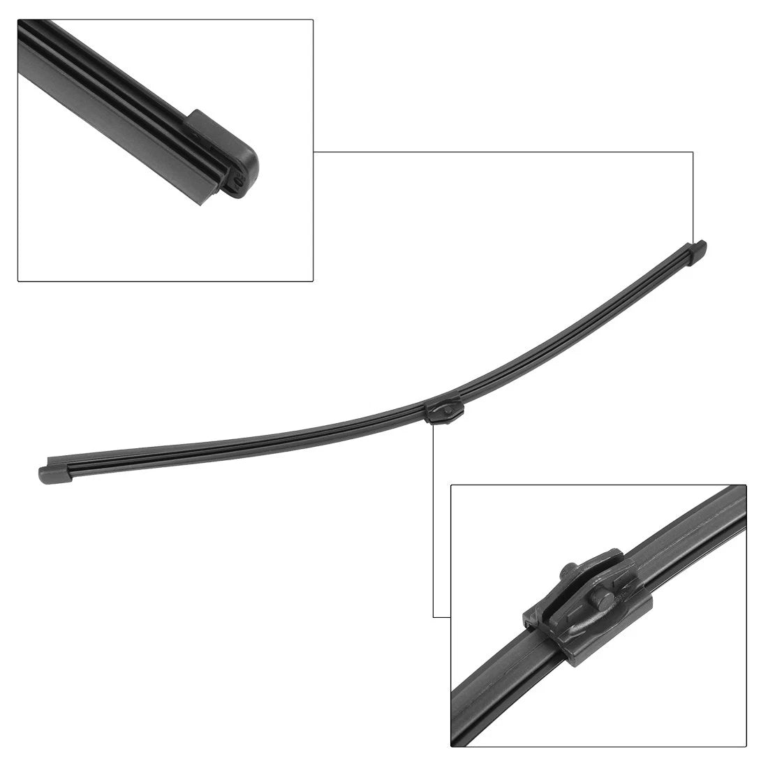 Set of 2 Rear Windshield Wiper Blade Arms for Audi B8 A4 Avant (2009–2016)